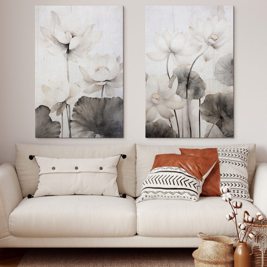 Flores de água — interior 1