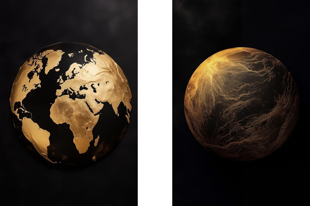 Espaço e planetas — design completo