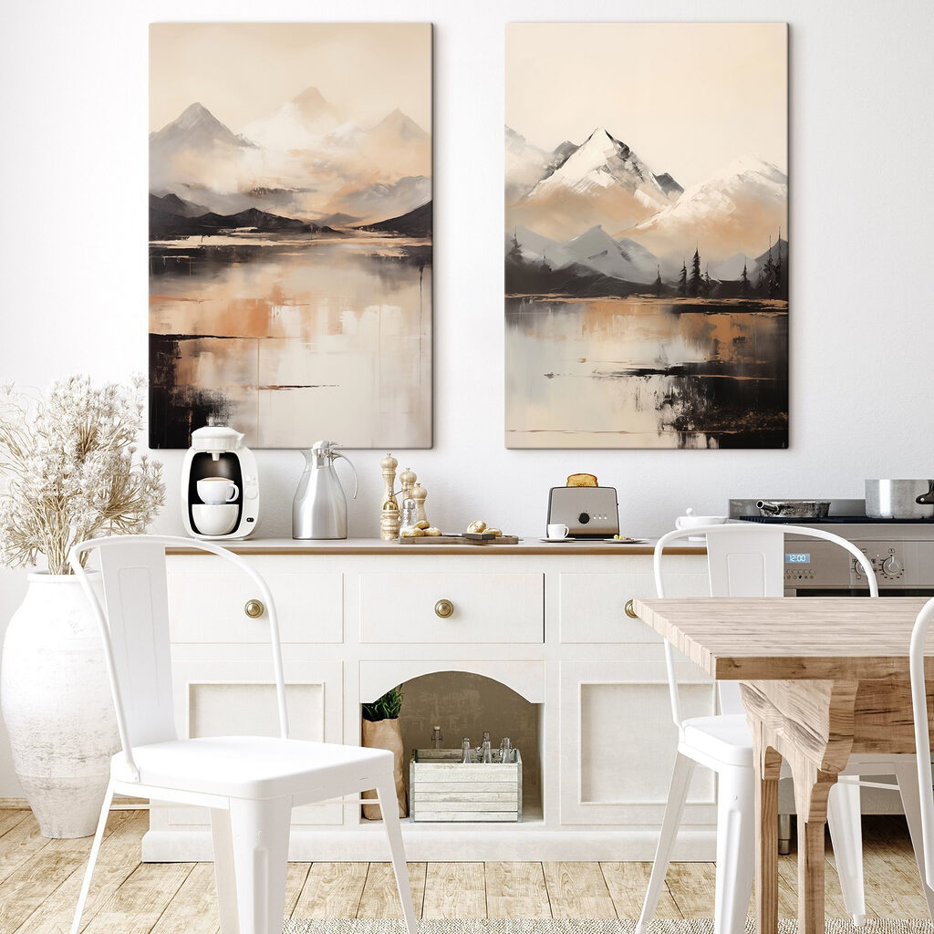 Montanhas junto ao lago — interior 2