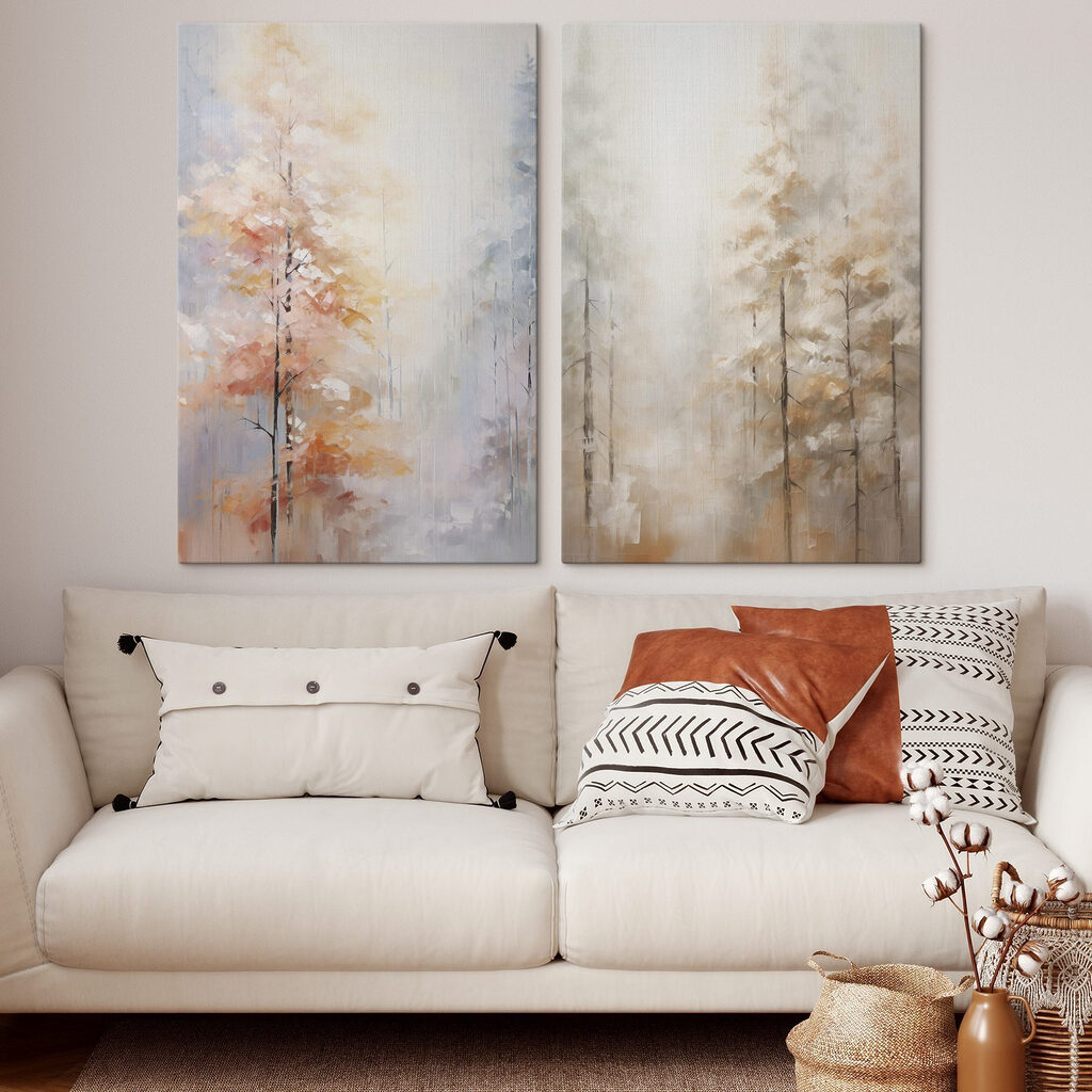 Bosque em névoa suave — interior 2