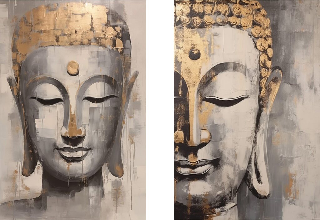 Retratos de Buda — design completo