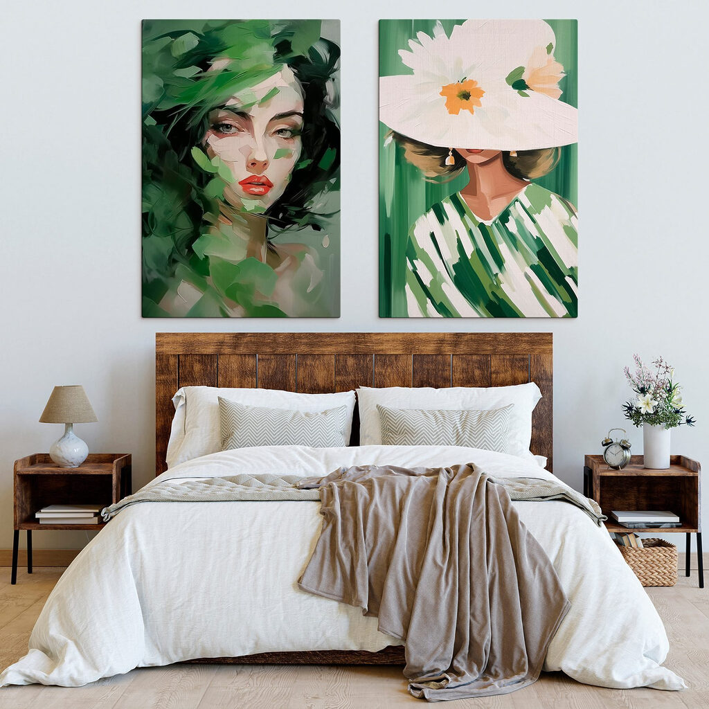 Mulheres entre folhas — interior 1