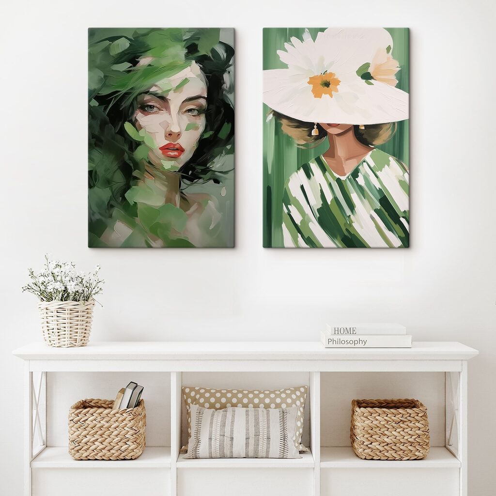 Mulheres entre folhas — interior 2