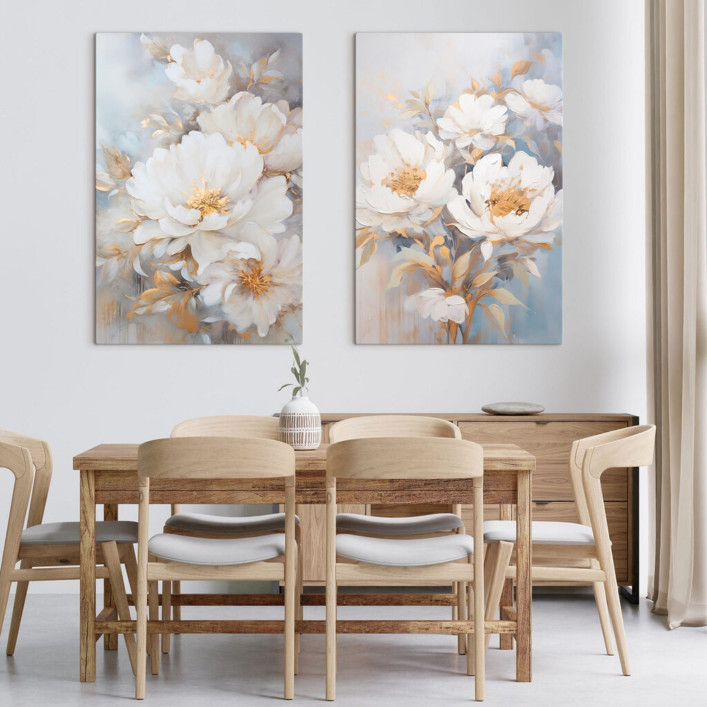 Flores brancas juntas — interior 2