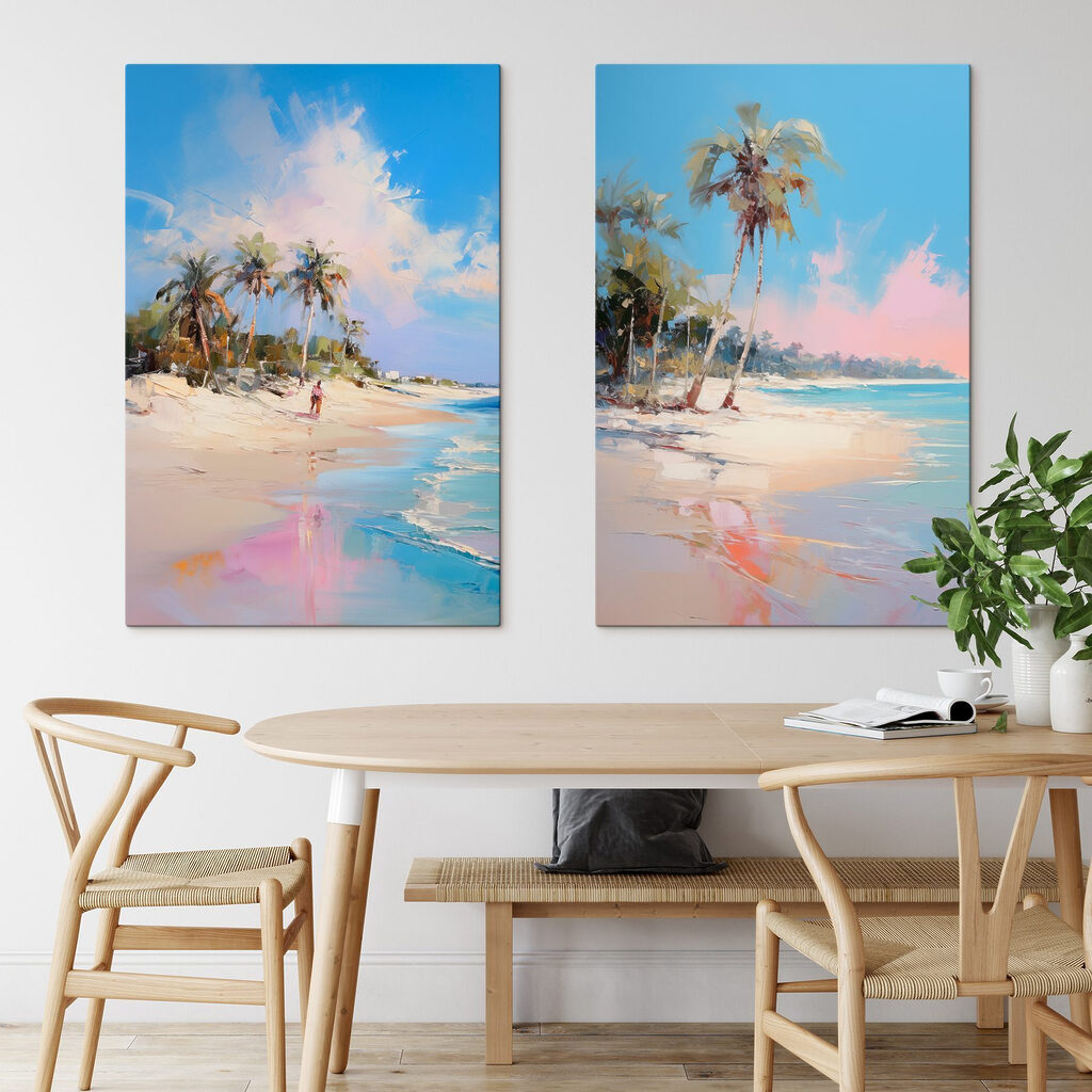 Praia e palmeiras — interior 1
