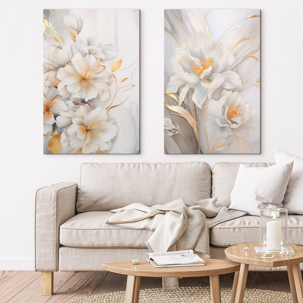 Flores delicadas e suaves — interior 1