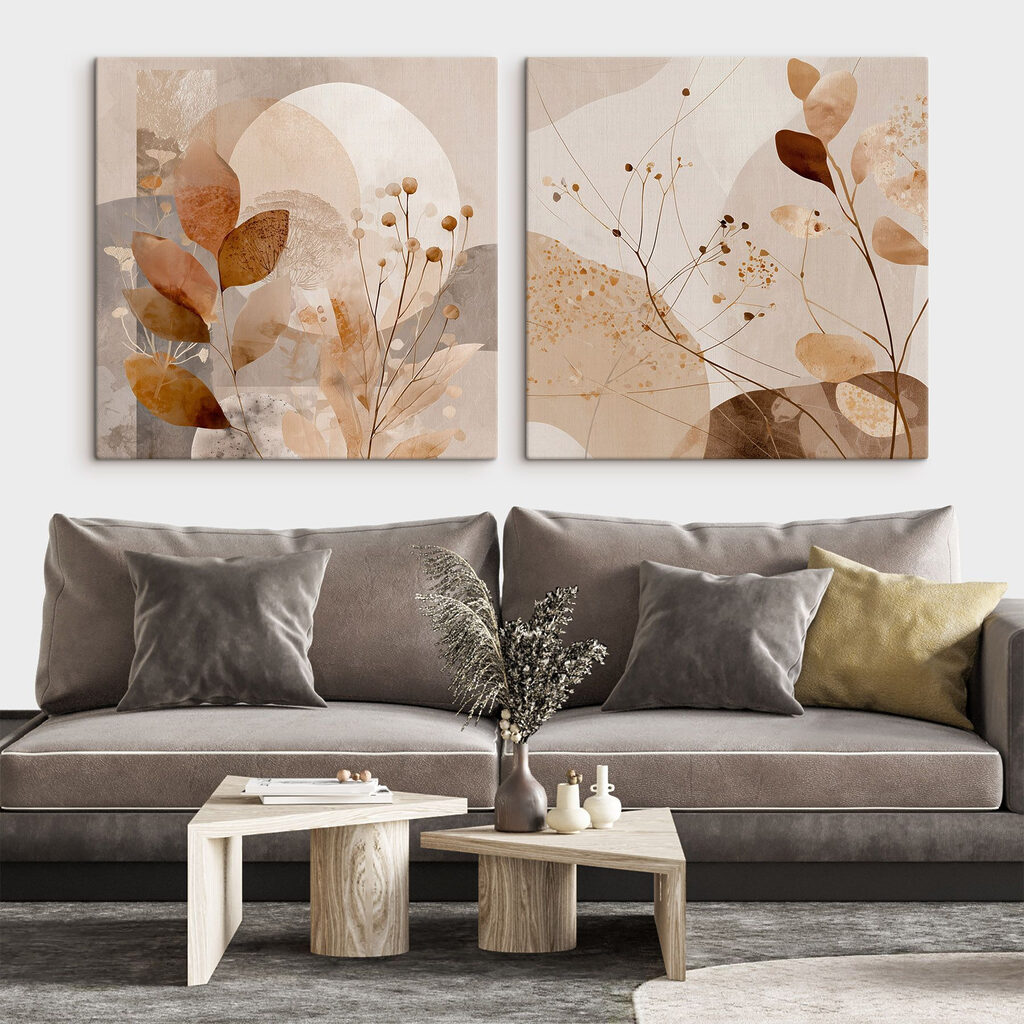 Cápsulas e formas suaves num interior