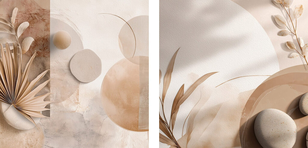Natureza-morta de formas — design completo