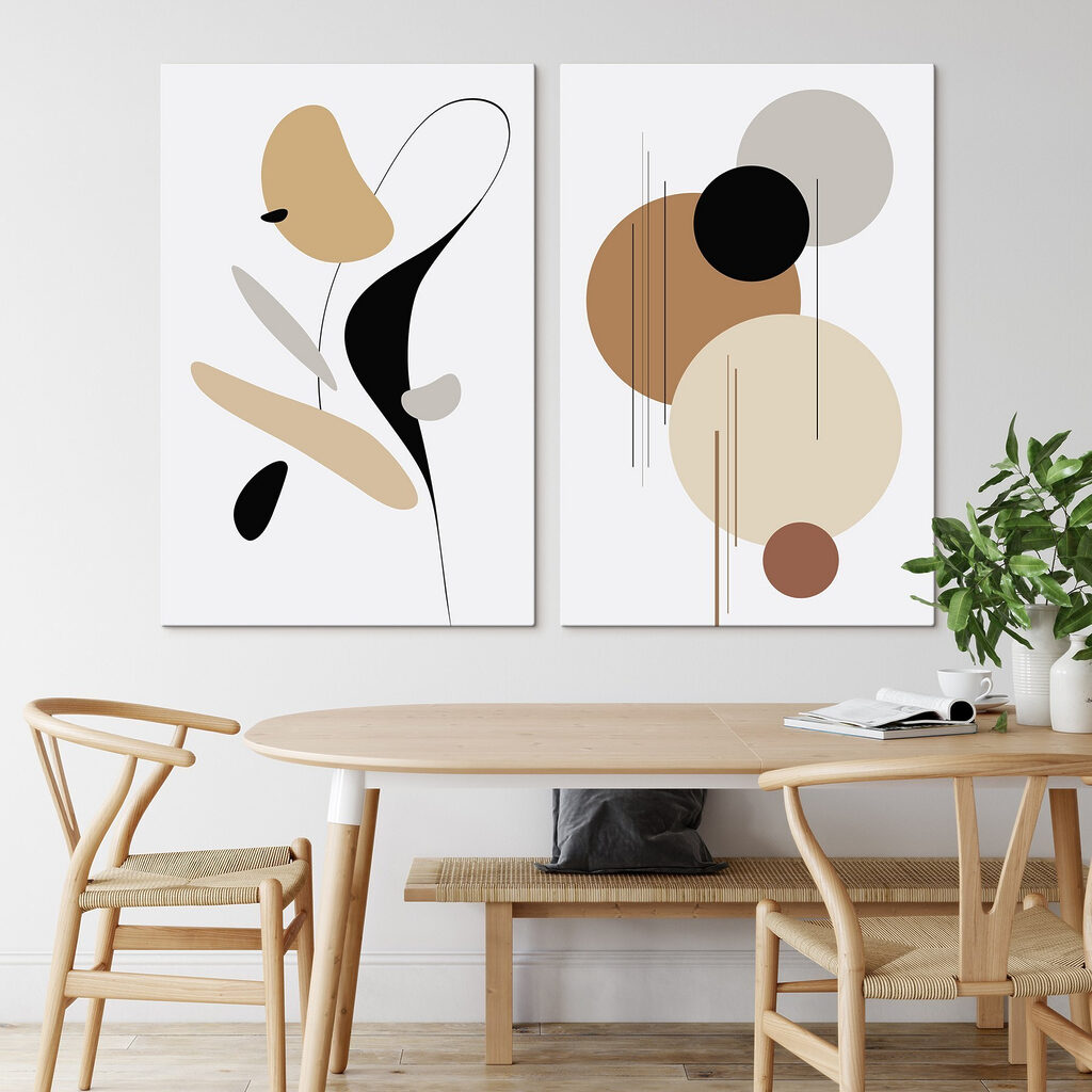 Formas com linhas finas — interior 1