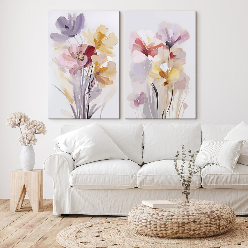 Hastes longas em pastel — interior 2