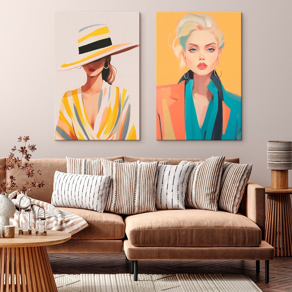 Duas mulheres modernas — interior 1