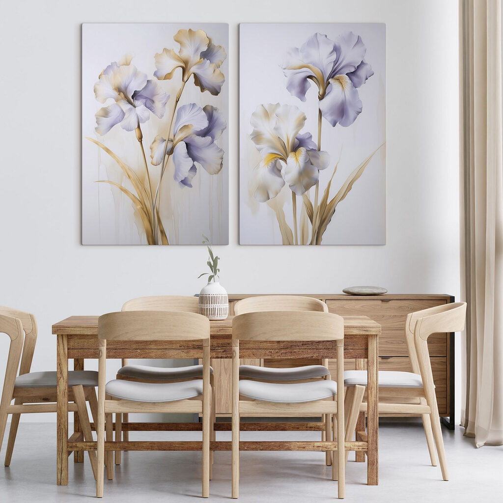 Íris em tons pastel — interior 1
