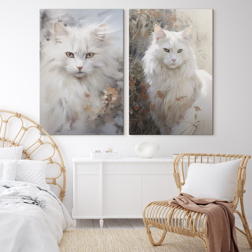 Gato branco — interior 1