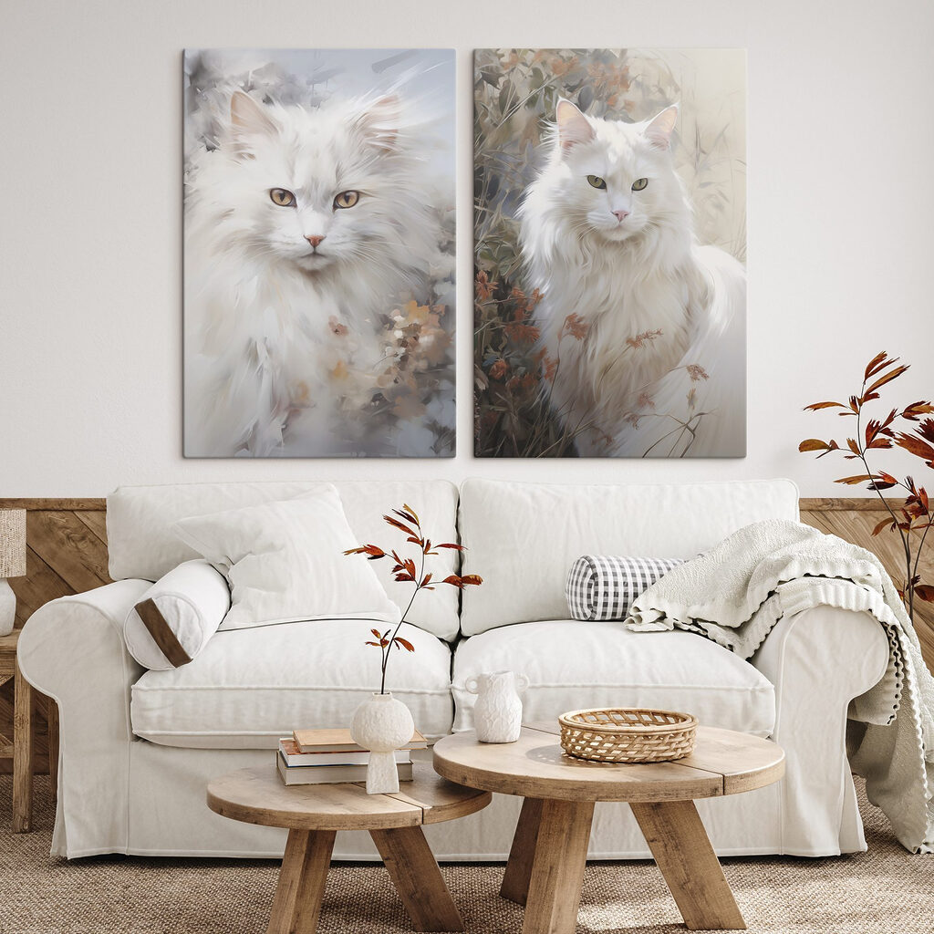 Gato branco — interior 2