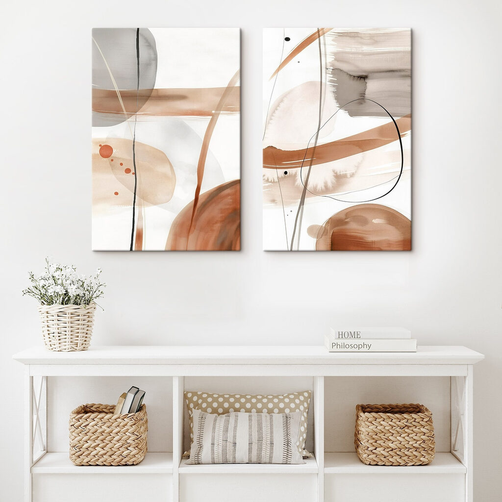 Arcos e manchas abstratas — interior 2