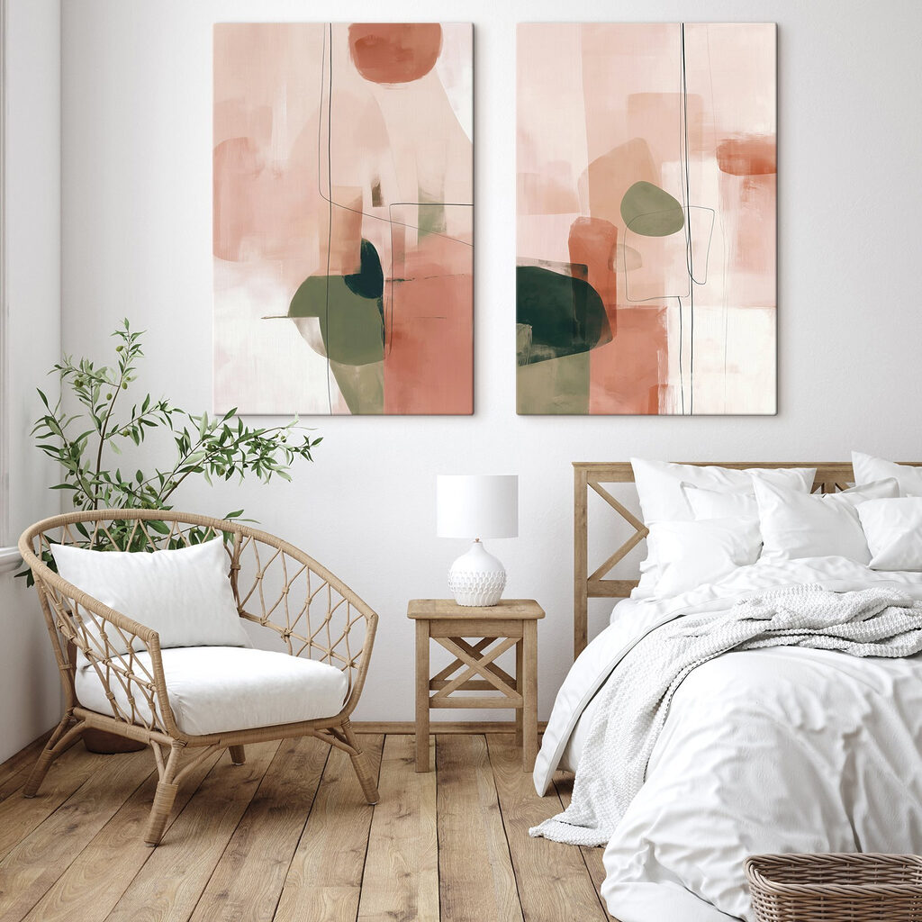 Geometria em rosa — interior 1