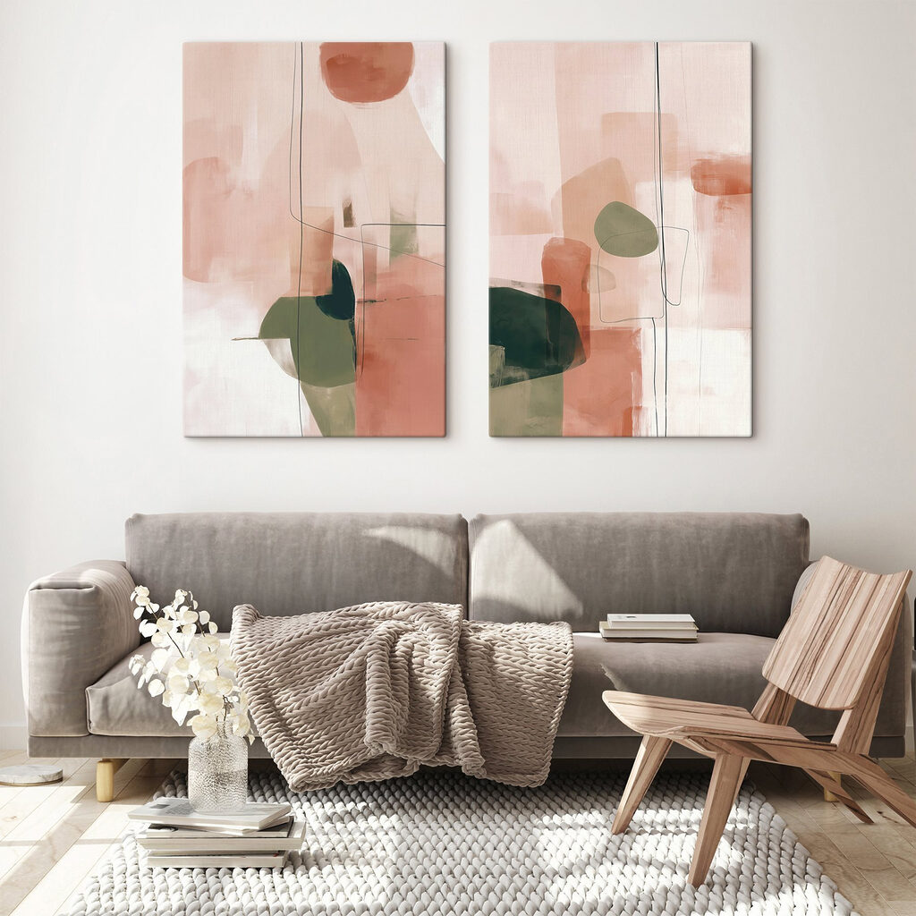 Geometria em rosa — interior 2