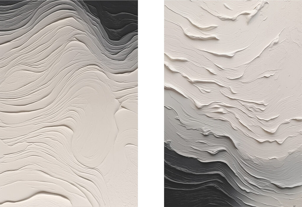 Ondas em camadas finas — design completo
