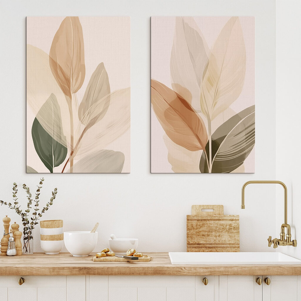 Folhas transparentes em caules — interior 2