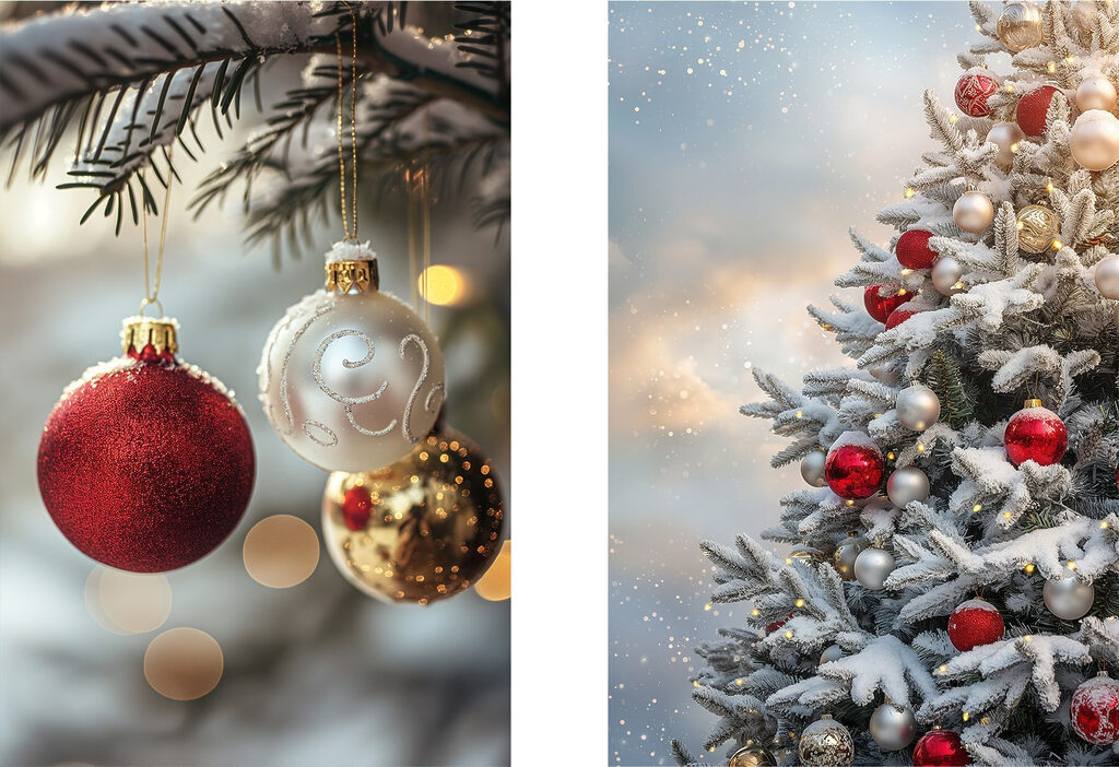 Enfeites de Natal — design completo