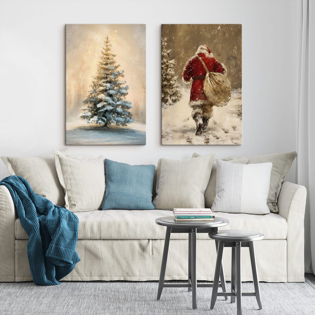 Homem na neve — interior 1