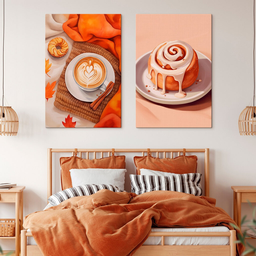 Café e canela num interior