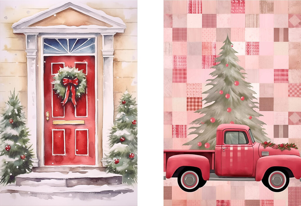 Natal em vermelho — design completo