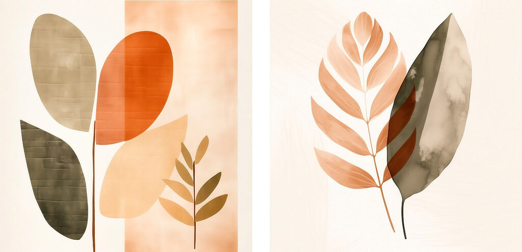 Folhas contra a luz — design completo