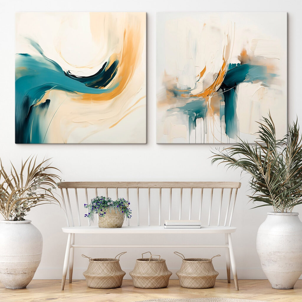 Pinceladas fluidas — interior 2