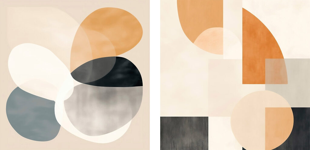 Ovais e retângulos — design completo