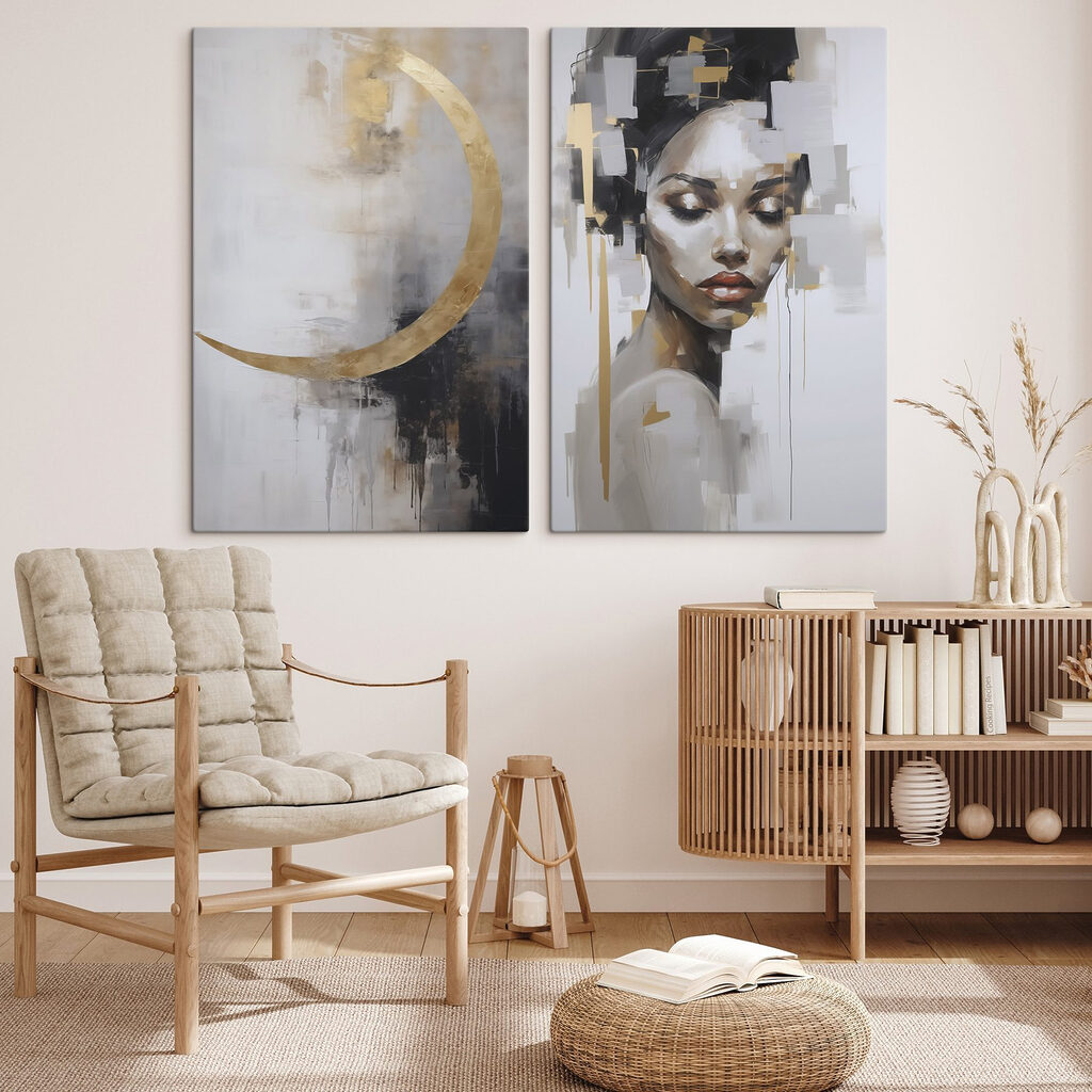 Rosto e lua — interior 1