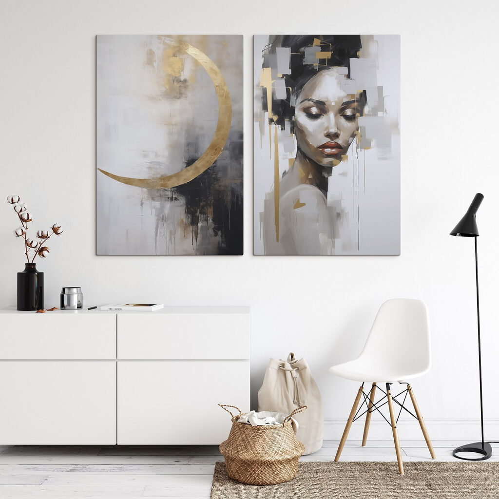 Rosto e lua — interior 2