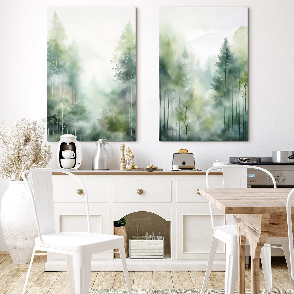 Luz entre os troncos — interior 2