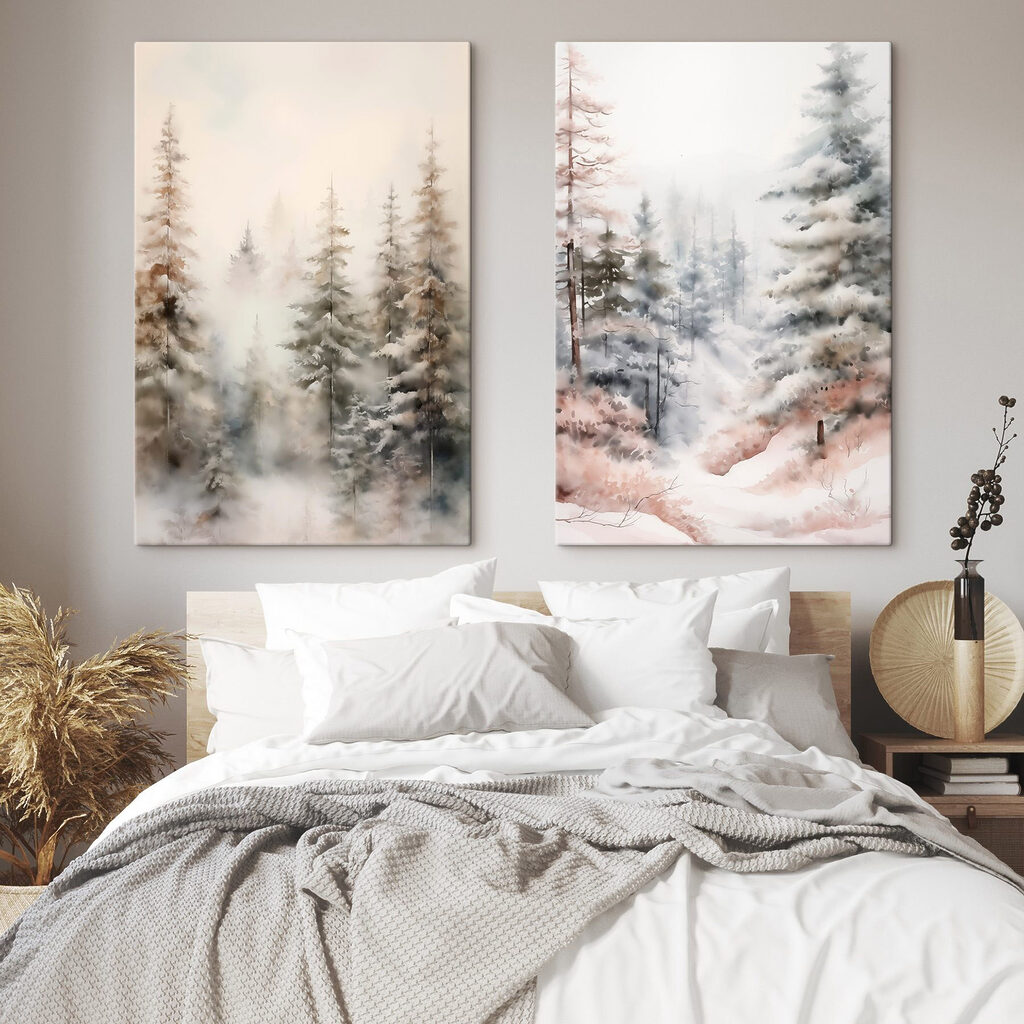 Pinheiros na neve — interior 2