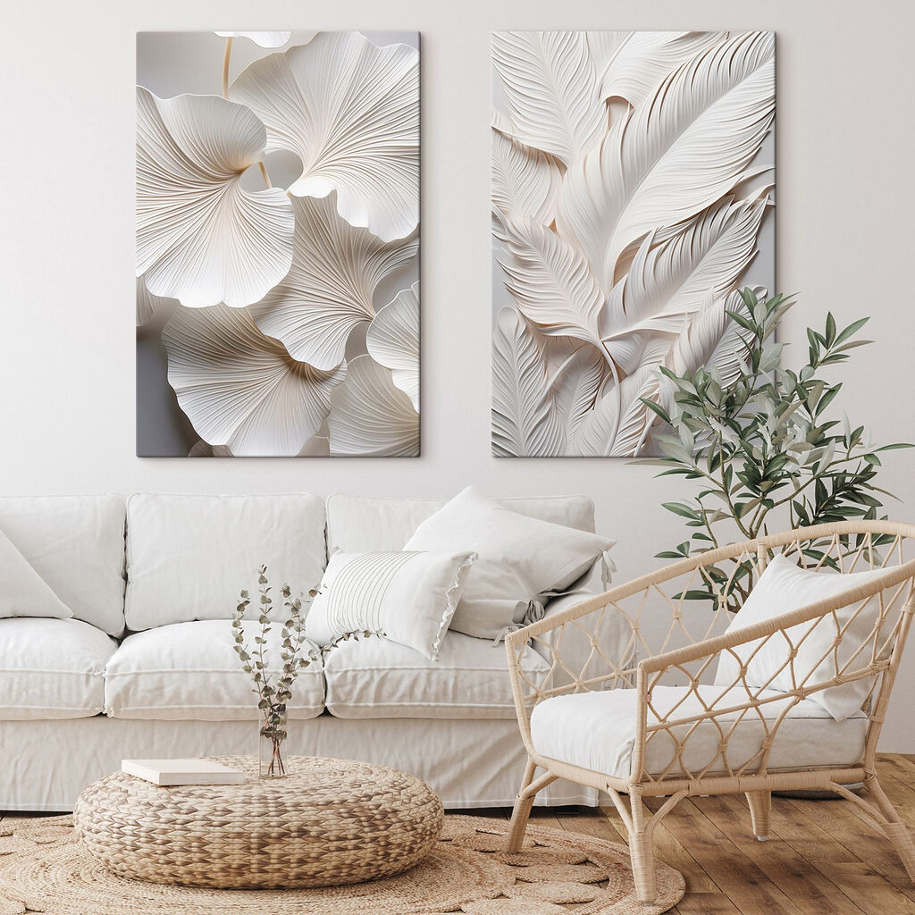 Folhas e linhas finas — interior 2