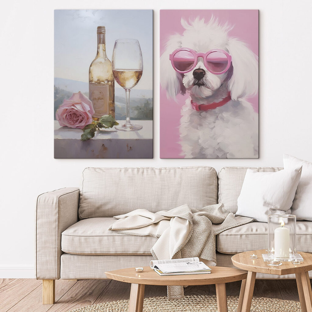 Cão e vinho — interior 2