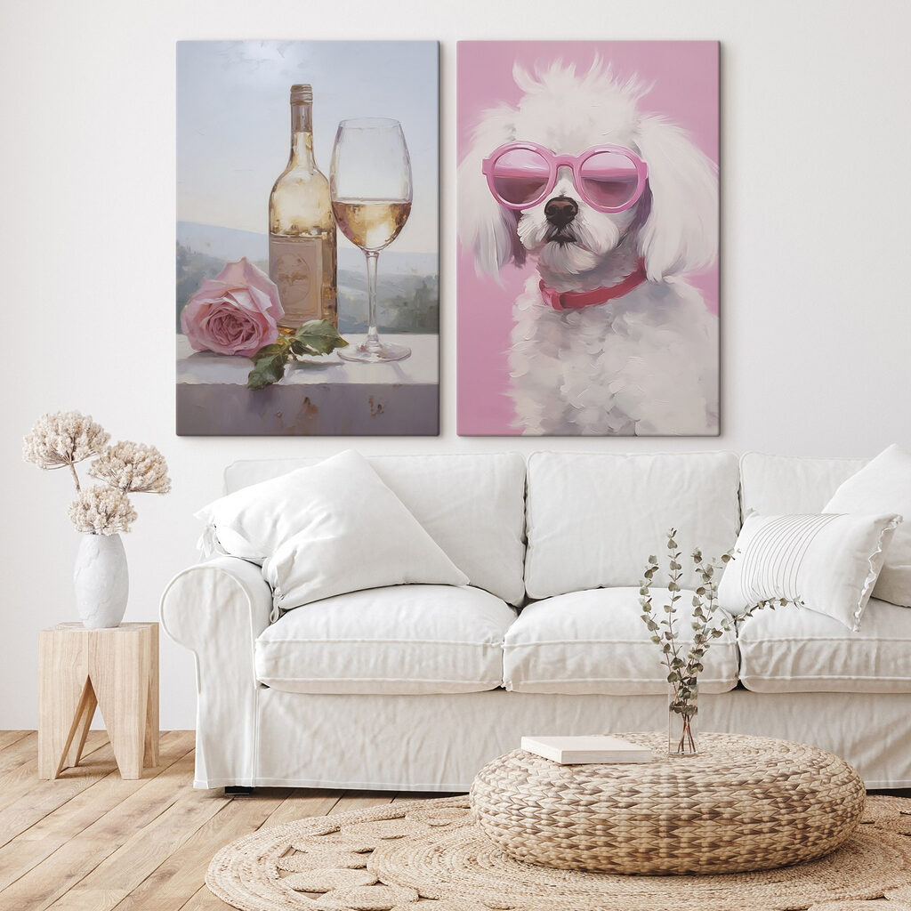 Cão e vinho — interior 1