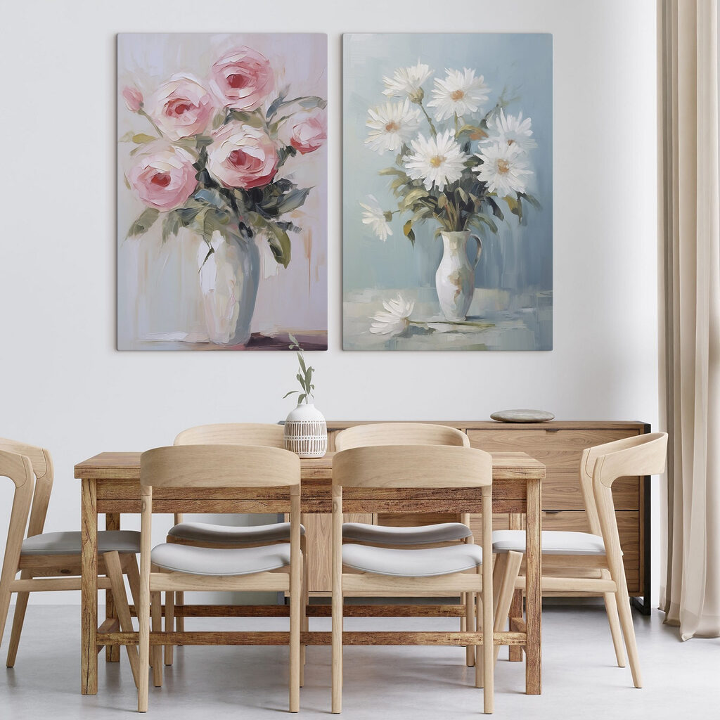 Rosas e margaridas — interior 1