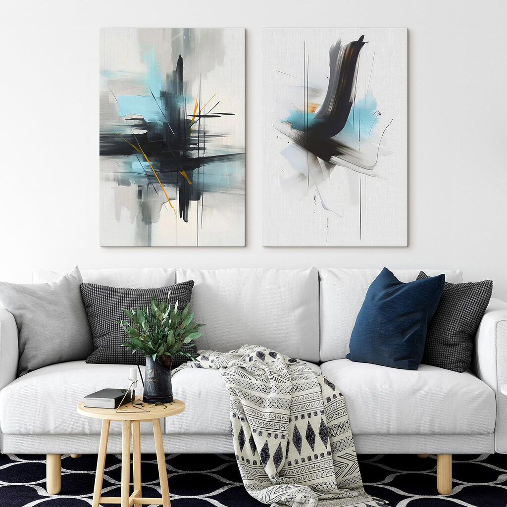 Coluna escura em movimento — interior 2