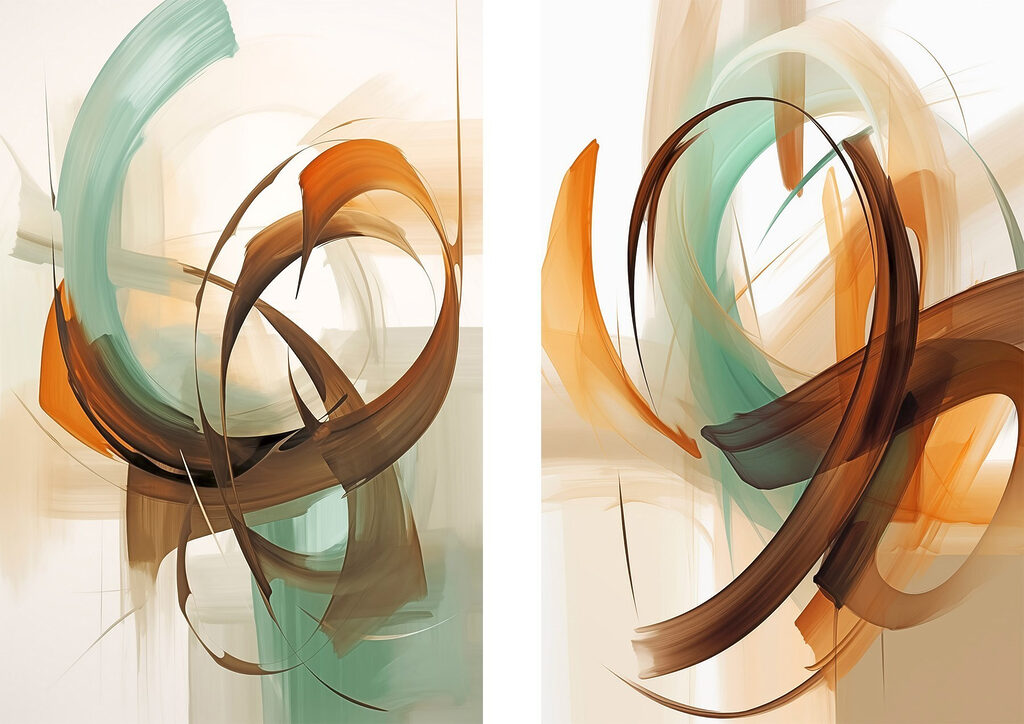 Laços em movimento — design completo