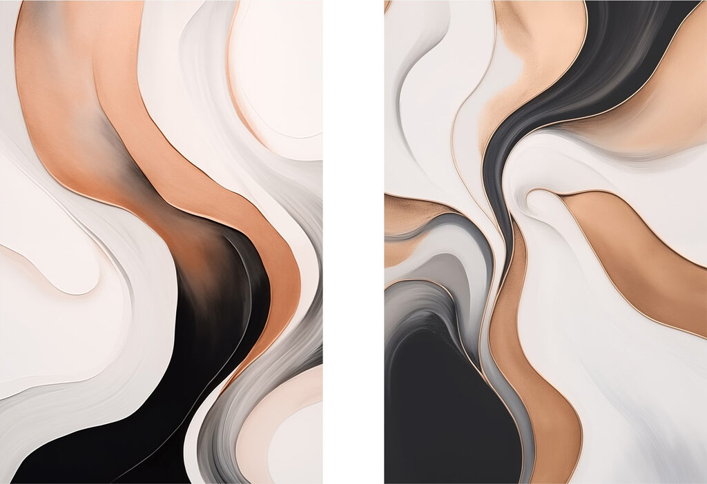 Linhas fluidas — design completo