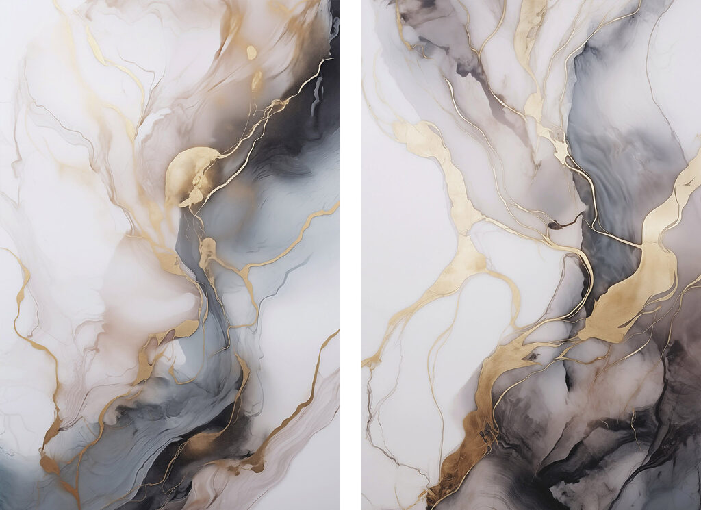 Cores fluidas e harmoniosas — design completo
