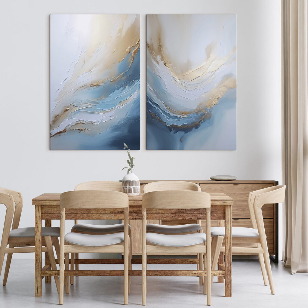 Faixas de luz abstratas — interior 1