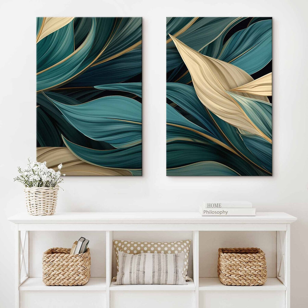 Folhas em movimento — interior 1
