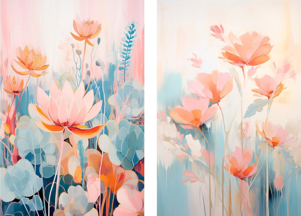 Flores e plantas — design completo