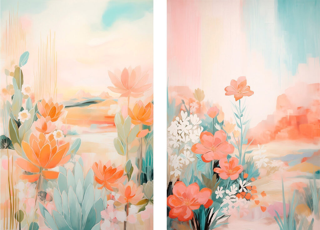 Flores e plantas — design completo