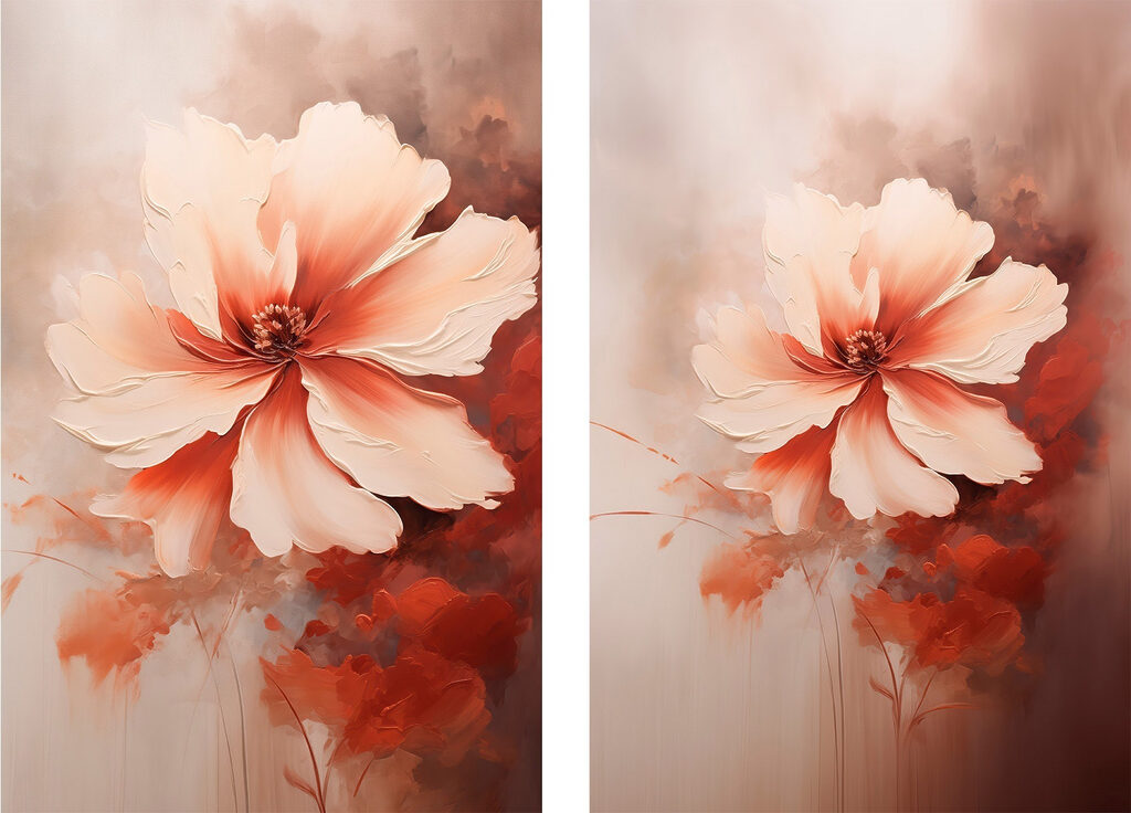 Flor delicada — design completo
