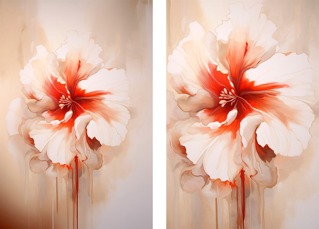 Uma flor — design completo