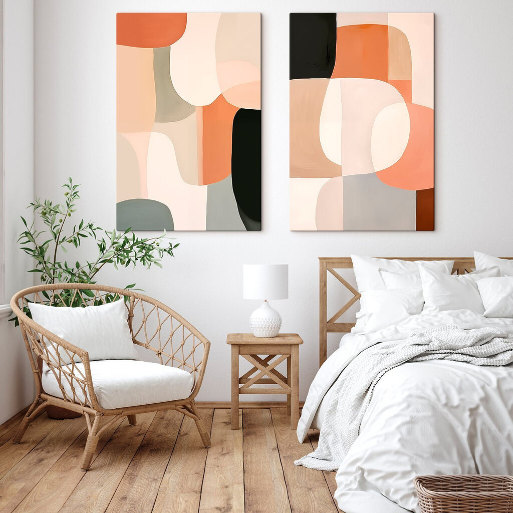 Formas abstratas calmas — interior 1