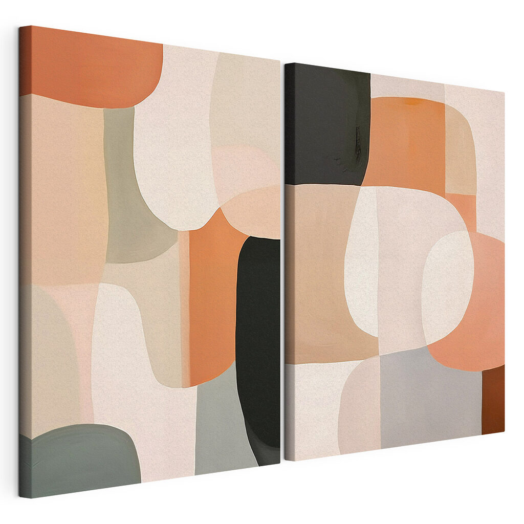 Formas abstratas calmas — vista do produto